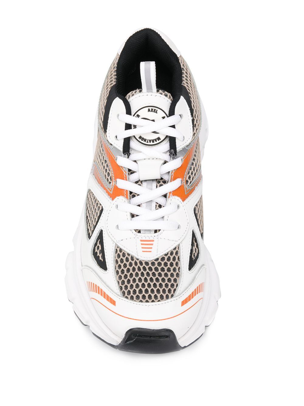 White orange and black Marathon Runner sneakers women AXEL